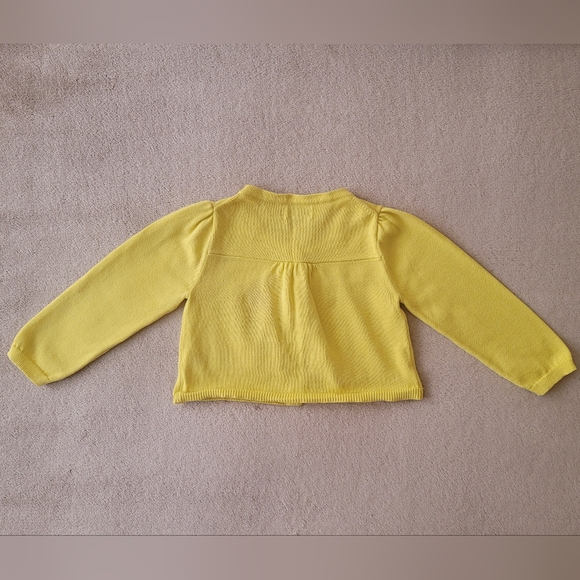 Gap Girl Neon Cropped Long Sleeve Sweater Size 12-18 Months - Picture 2 of 5